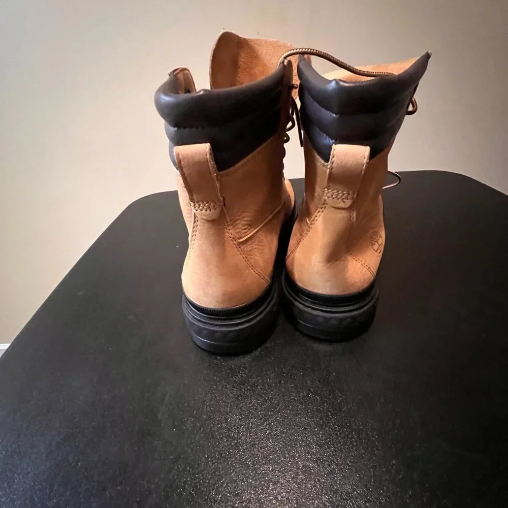 TIMBERLAND NWOT Wheat Nubuck Greyfield Leather Waterproof Lace-Up Boots S 8.5